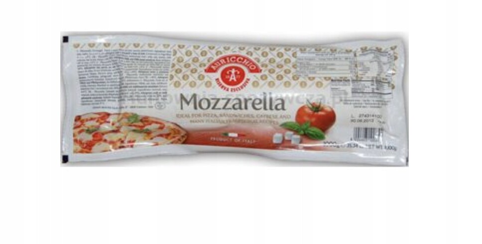 Auricchio valašská mozzarella Fior di latte Ideální na pizzu 1 kg
