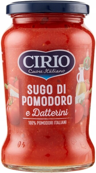Sugo Pomodoro Datterini 350G Cirio
