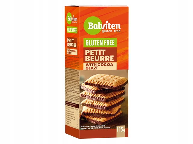 3x Máslové čaje s přídavkem kakaové polevy 115 g. Bezlepkový výrobek