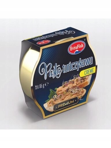 7x Tuňáková pasta creme 85 g Evrafish