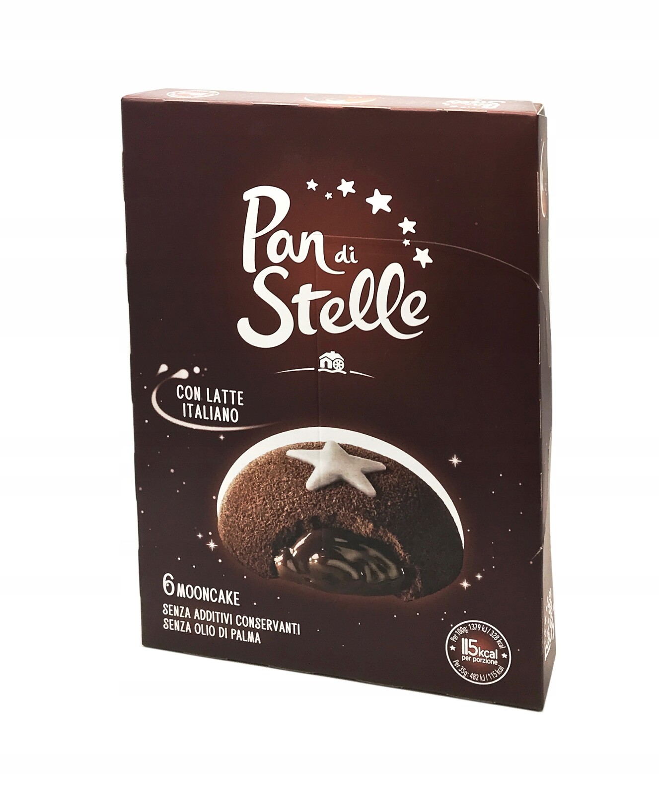 2 x Bábovky s čokoládovou náplní Moon Cake 210 g Pan Di Stelle