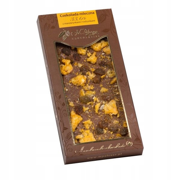 3x M.Pelczar čokoláda s mandarinkami a rozinkami