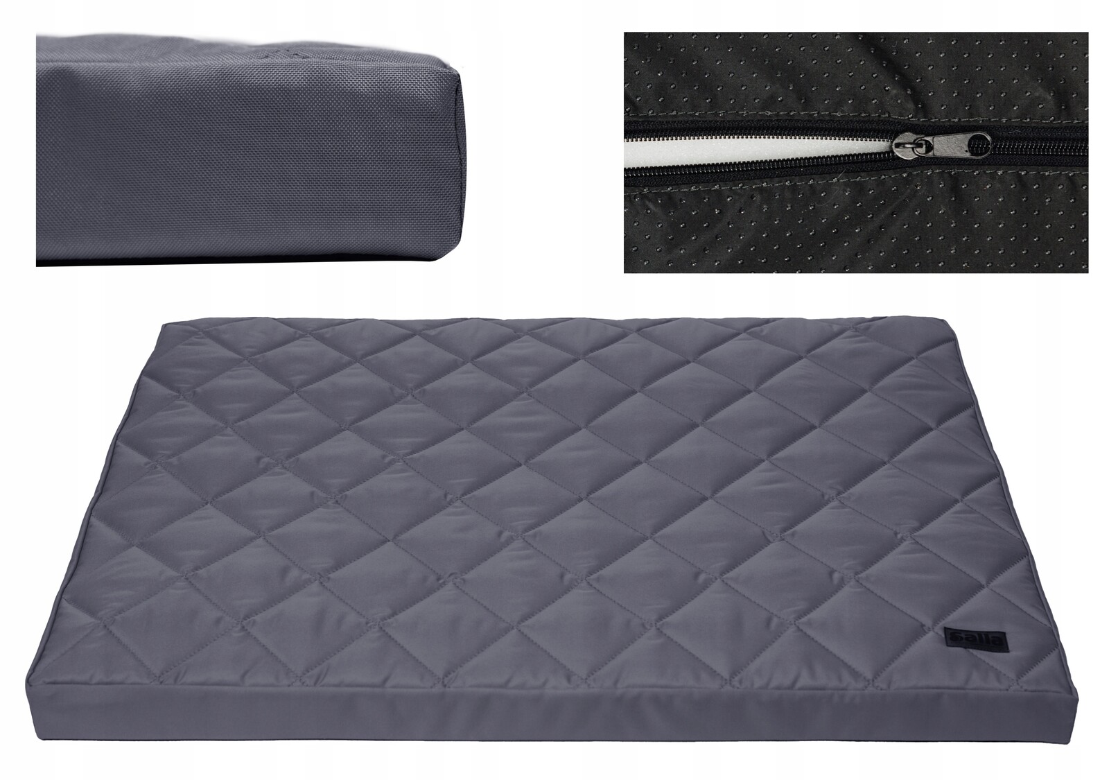 Pelíšek pro psa Voděodolná podložka matrace potah pěnový zip 130x90