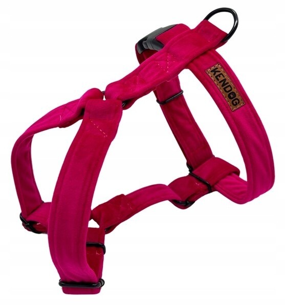Kendog Velvet Fuchsia Postroj Guard Xs Pevný, podšitý Sametem