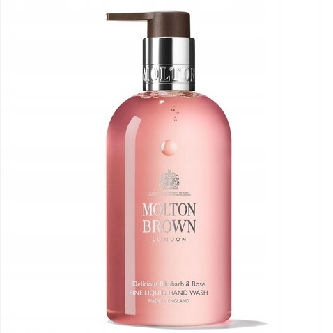 Molton Brown Tekutý přípravek na mytí rukou Jemná rebarbora a růže 300 ml