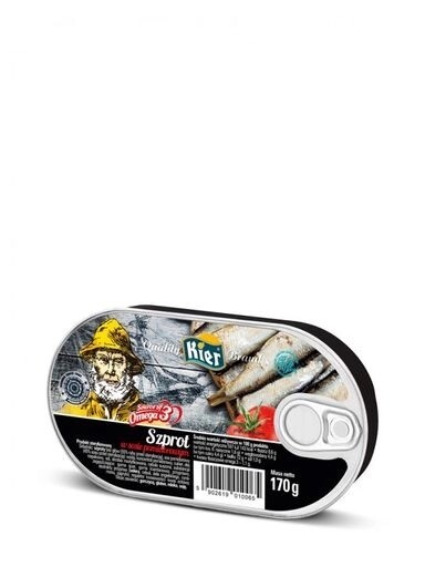 9 x Kier Šproty v rajčatové omáčce 170 g