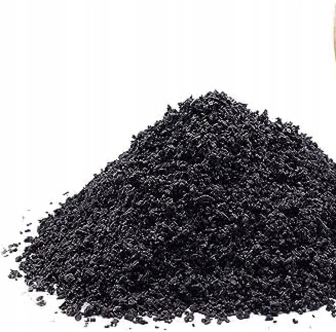 Štěrk substrát Přírodní černý grafit bazalt akvárium terárium 1-3 mm 15 kg