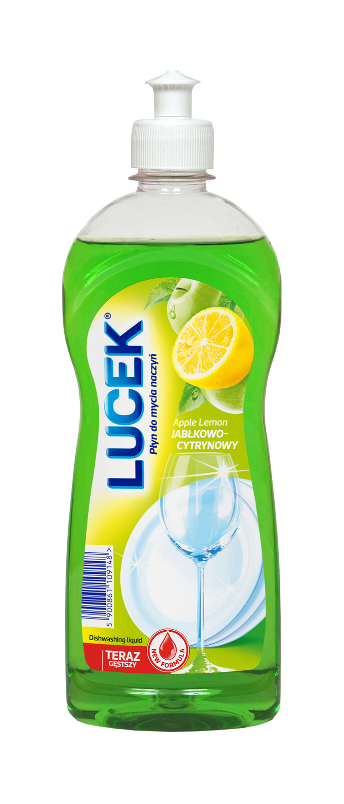 13X Lucek Jablečno-citronový prostředek na mytí nádobí 500 ml