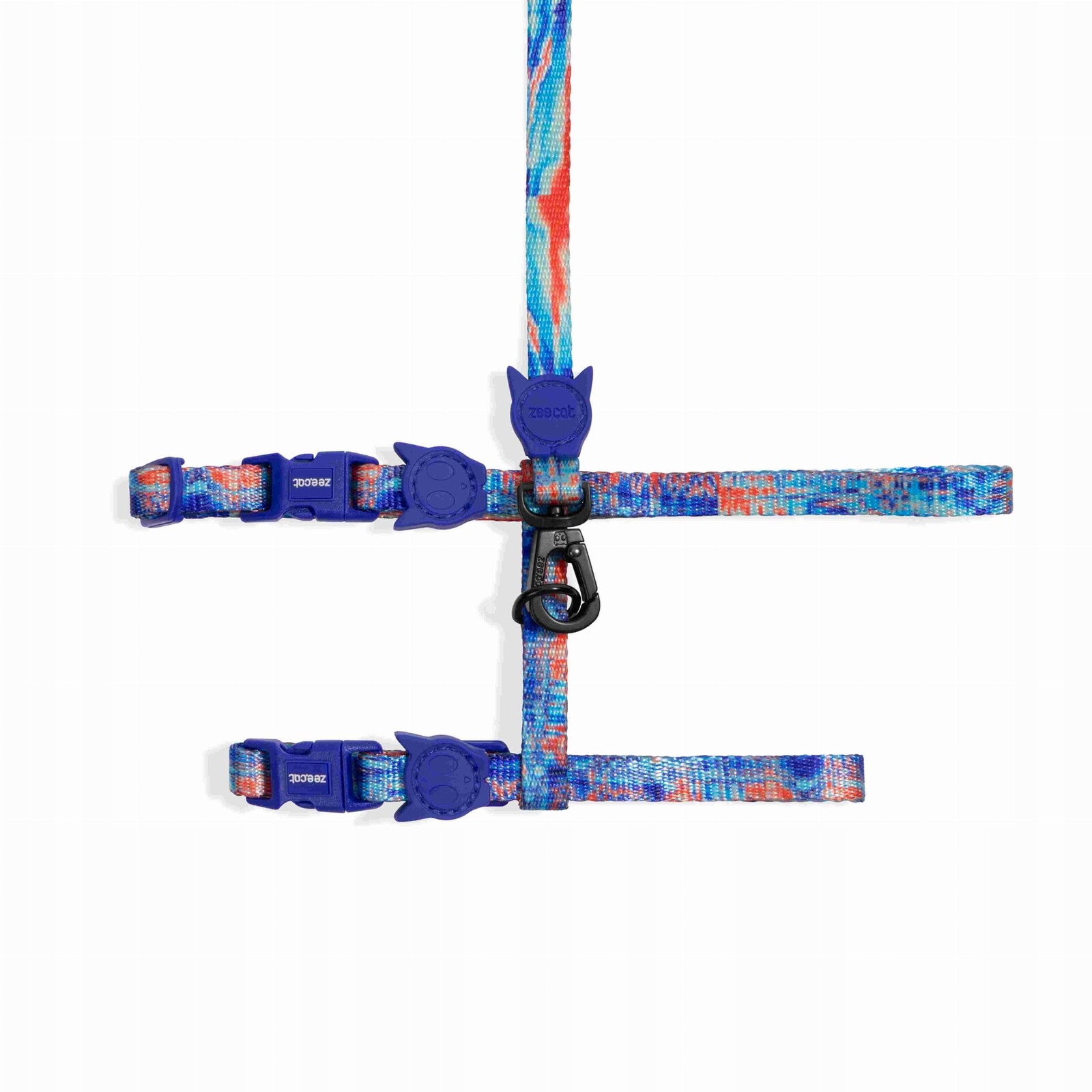 Zee Cat Postroj a vodítko pro kočky Glitch Error 404