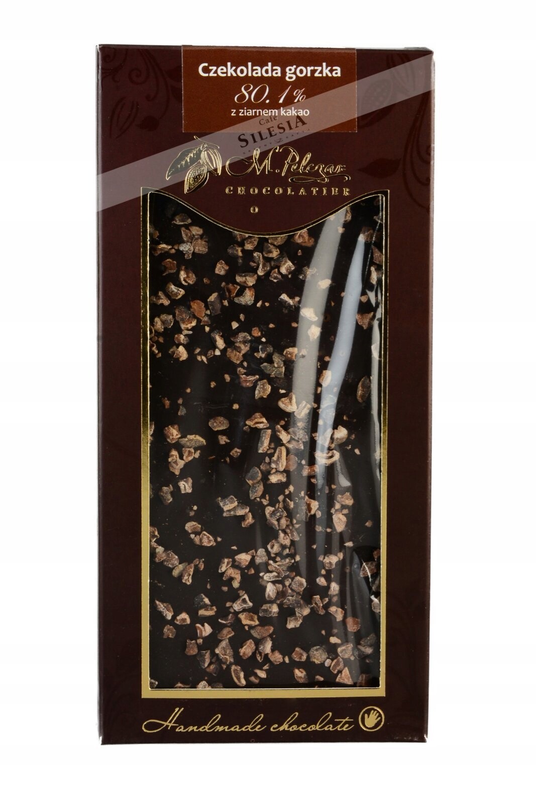 3x M.Pelczar hořká čokoláda 80,1% s kakaovým zrnem 85 g