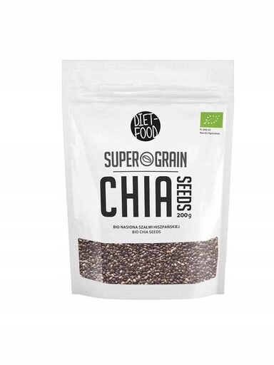4x Diet Food Chia semínka Bio 200 g