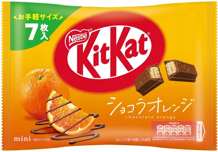 2xKitKat Mini Chocolate Orange s pomerančovou příchutí, sáček 7 ks Nestlé