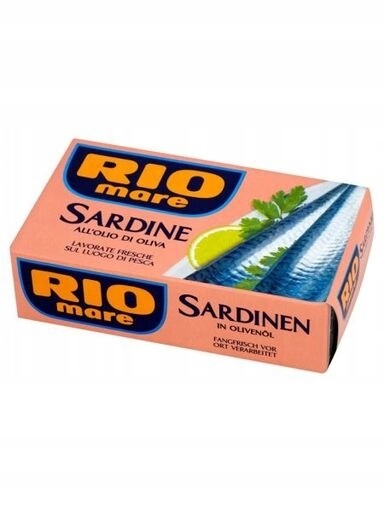 5 x Rio Mare Sardinky v olivovém oleji 120 g