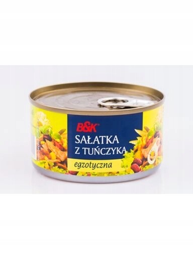 5 x Exotický tuňákový salát 185 g B&k.