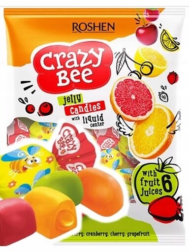 2x Roshen Crazy Bee Fruity želé s náplní 1 kg
