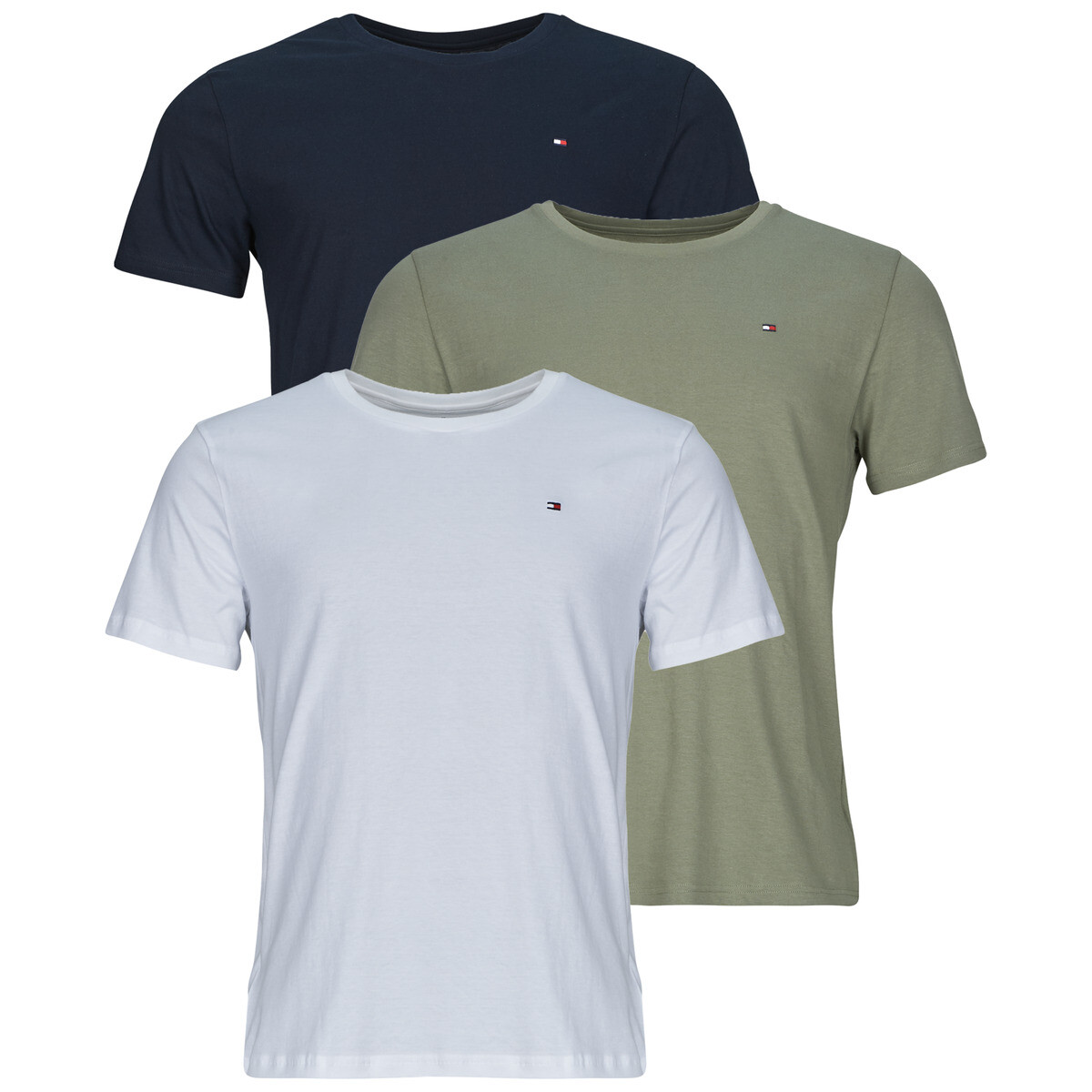 Tommy Hilfiger  3P SS TEE  ruznobarevne