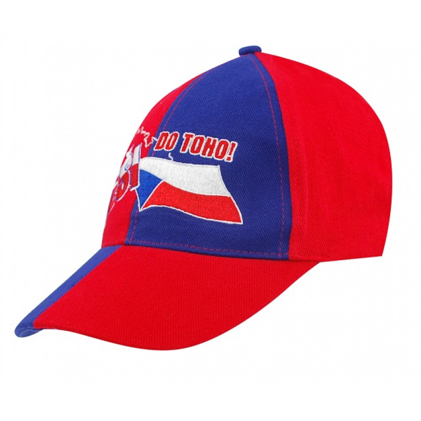 Kšiltovka Česká republika Češi do toho! - červená-modrá