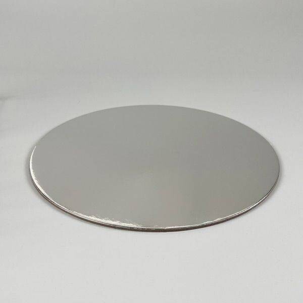 Podložka dortová 25cm stříbrná 3mm - Cakesicq