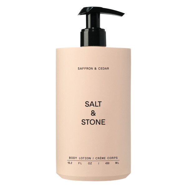 Salt & Stone Body Lotion Saffron & Cedar tělové mléko  450 ml