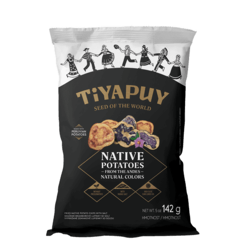 TIYAPUY brambůrky Natural se solí 142g