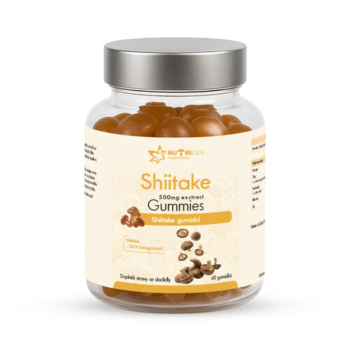 Shiitake 500mg gummies 60ks