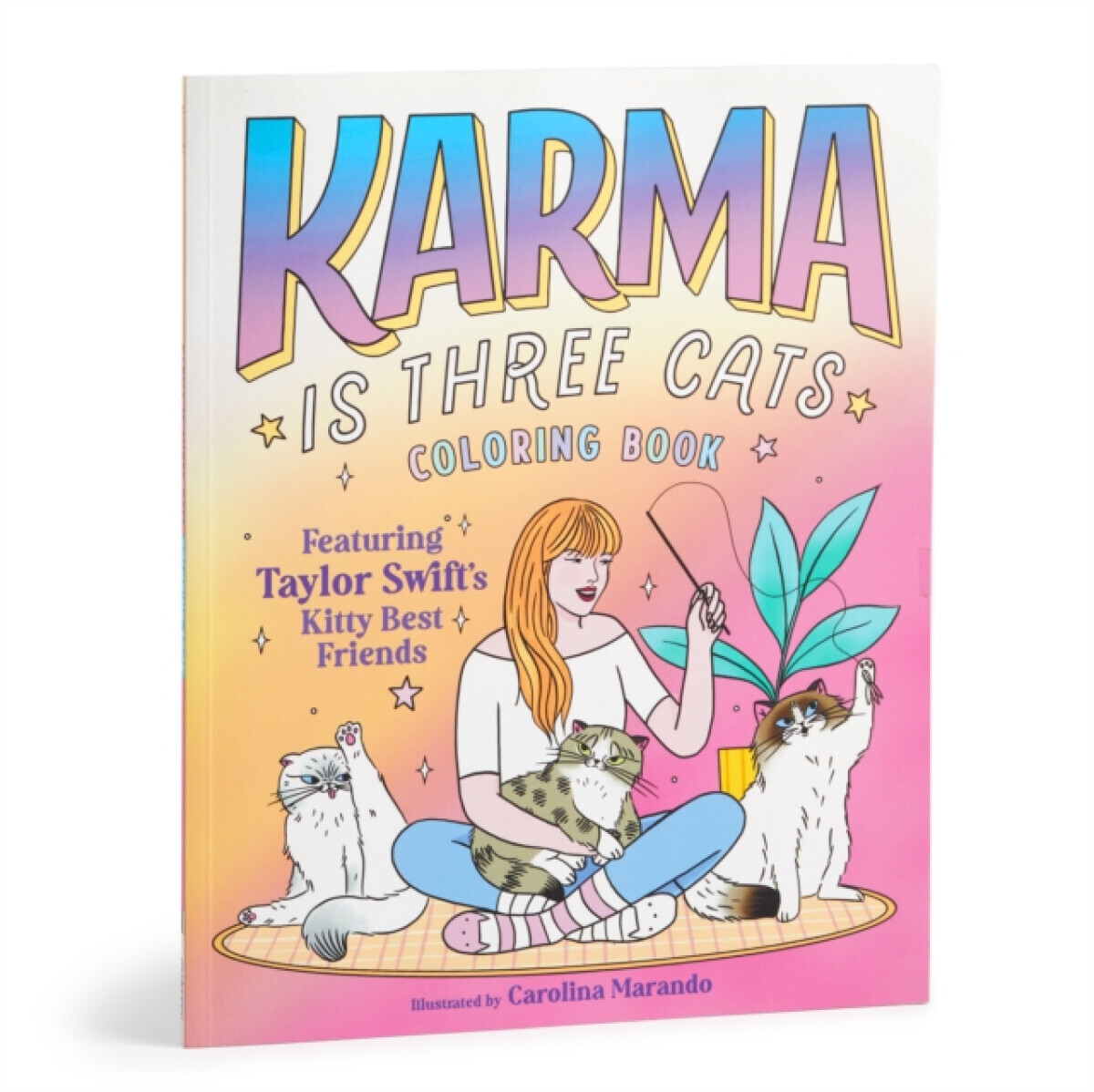 Karma is Three Cats Coloring Book - Mudpuppy