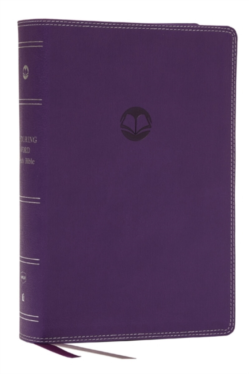 Enduring Word Study Bible: Pastoral Commentary from Every Chapter of the Bible (NKJV, Purple Leathersoft, Red Letter, Comfort Print)