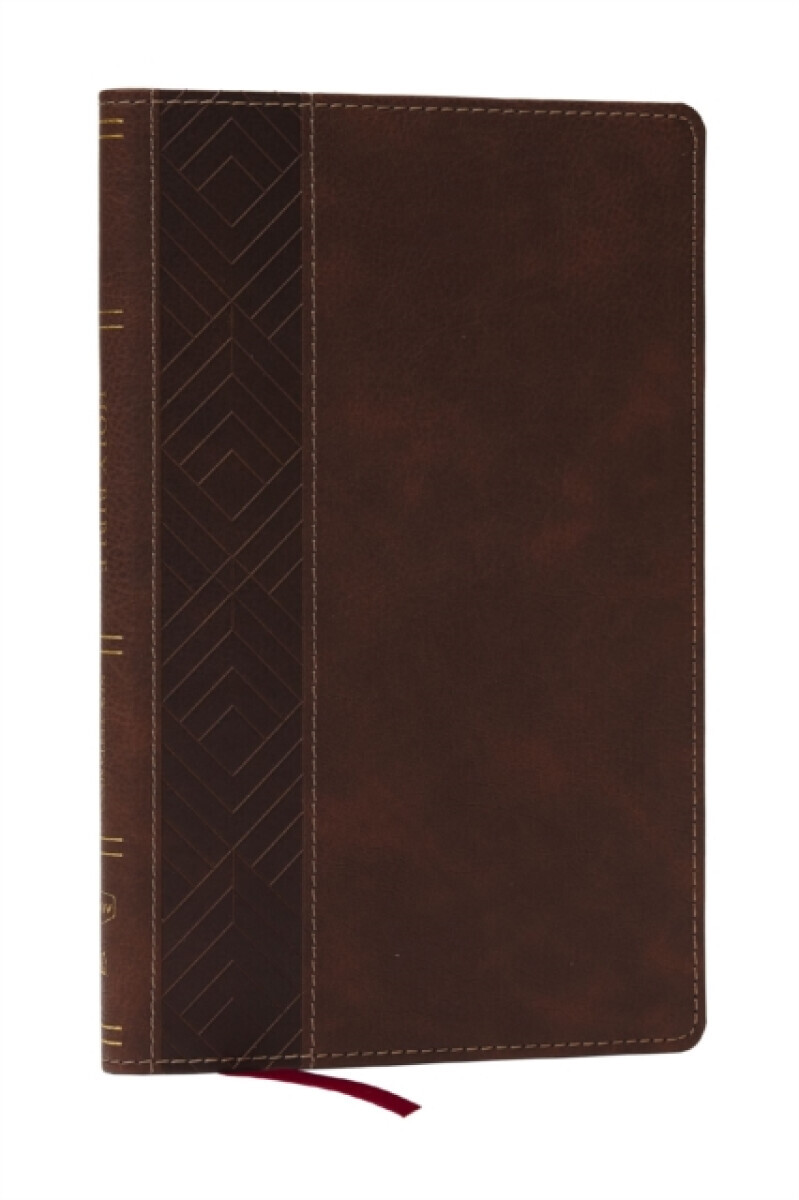 KJV, Personal Size New Testament, Brown Leathersoft, Red Letter, Comfort Print - Thomas Nelson