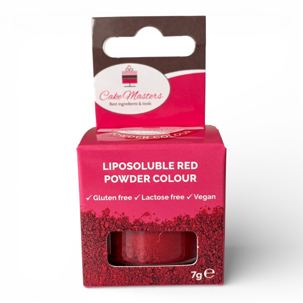 Cake Masters Prachová barva na čokoládu Red 7g