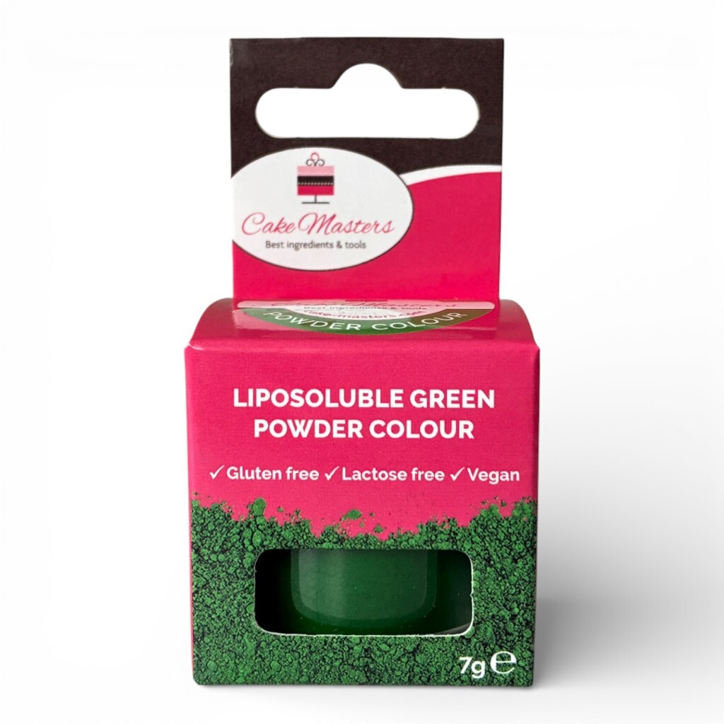 Cake Masters Prachová barva na čokoládu Green 7g