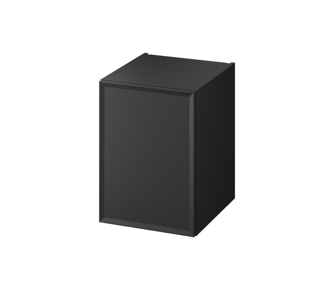 Cersanit S1022-005 - Závěsná koupelnová skříňka MILLE 40x45 cm matná černá S1022-005