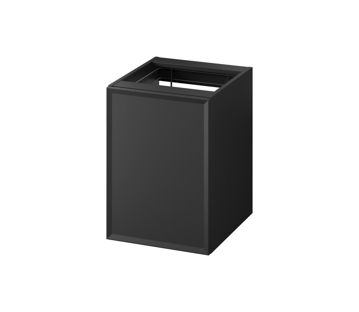 Cersanit S1022-012 -Závěsná koup. skříňka s košem na prádlo MILLE 40x45 cm černá S1022-012