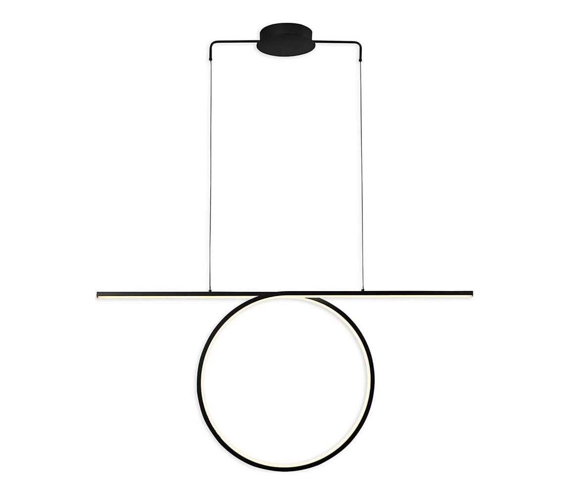 LED Lustr na lanku ODETTA LED/42W/230V 4000K černá 334022