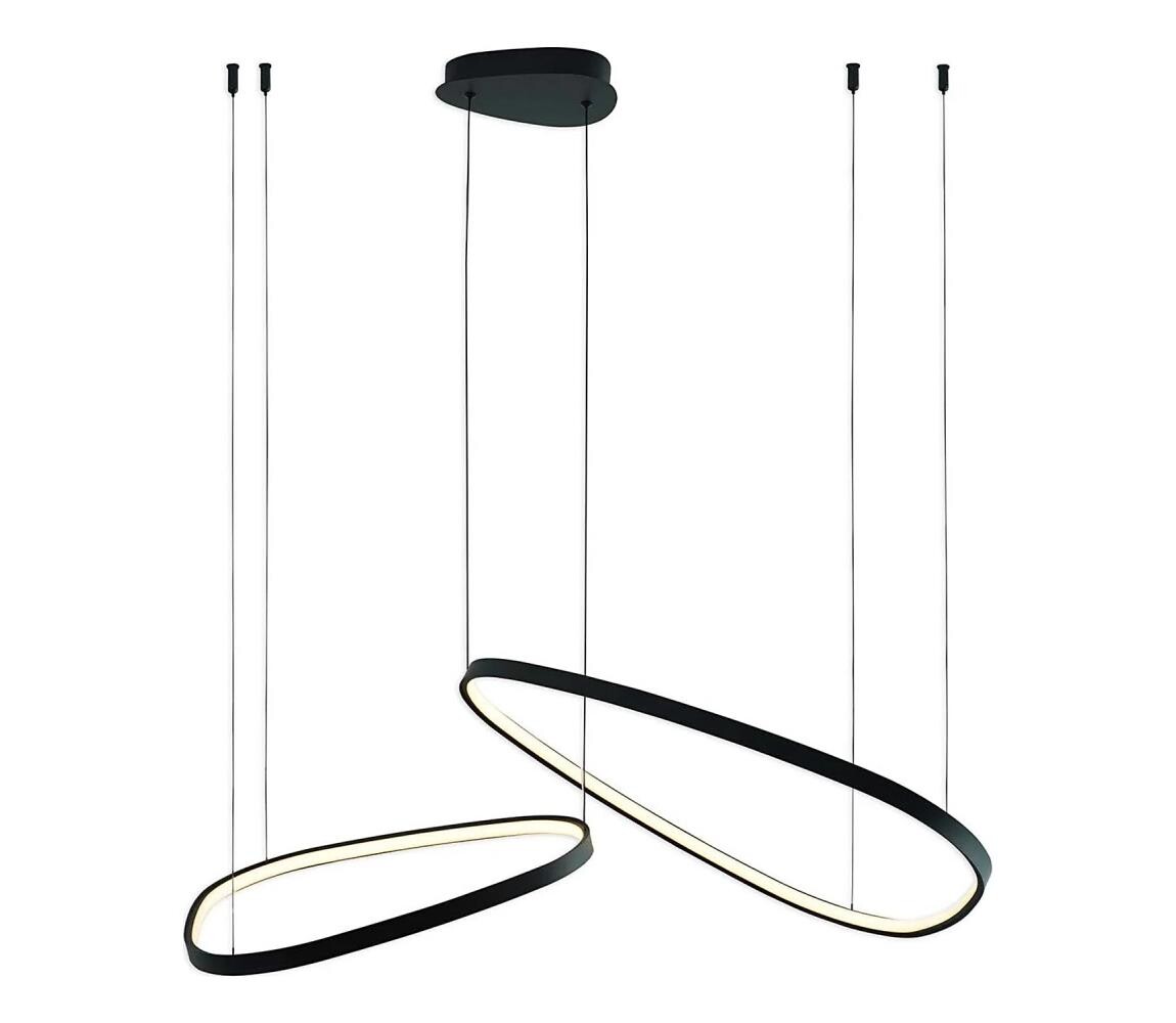 LED Lustr na lanku MICHELLE LED/48W/230V 4000K černá 334091