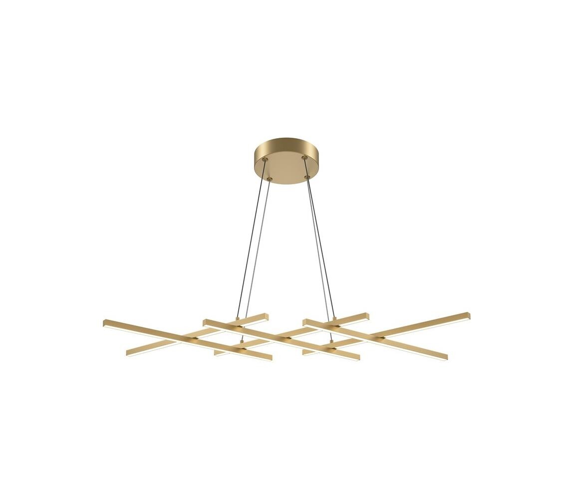 Maytoni MOD244PL-L50BSK - LED Lustr na lanku HALO LED/40W/230V zlatá MOD244PL-L50BSK