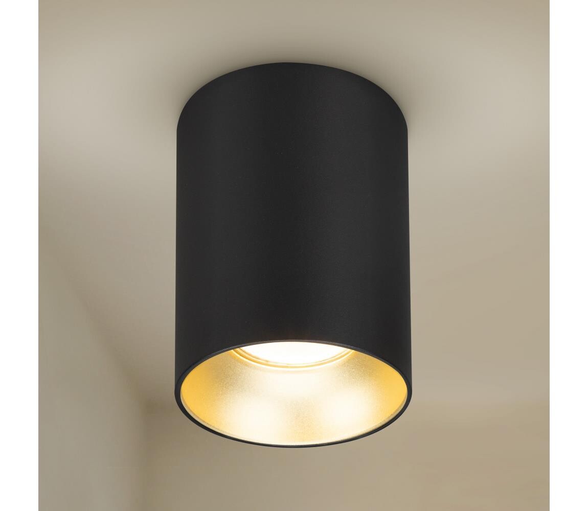 Brilagi - LED RGBW Stmív. bodové svítidlo TRINE 1xGU10/30W/230V černá/zlatá BG1004+AI0414