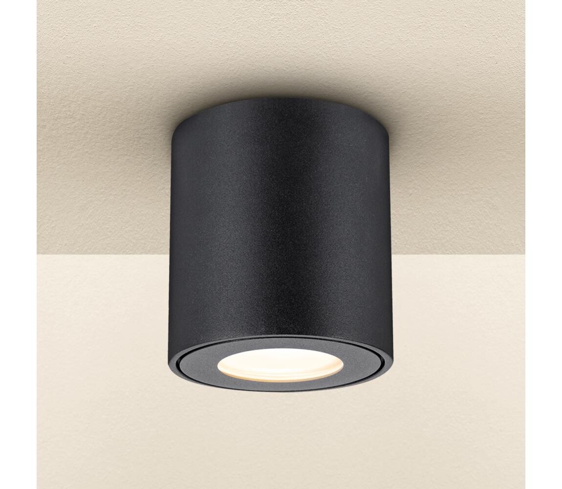 Brilagi - LED RGBW Stmív. koup. svítidlo MIA 1xGU10/30W/230V 84x80 mm černá IP54 BG1036+AI0414