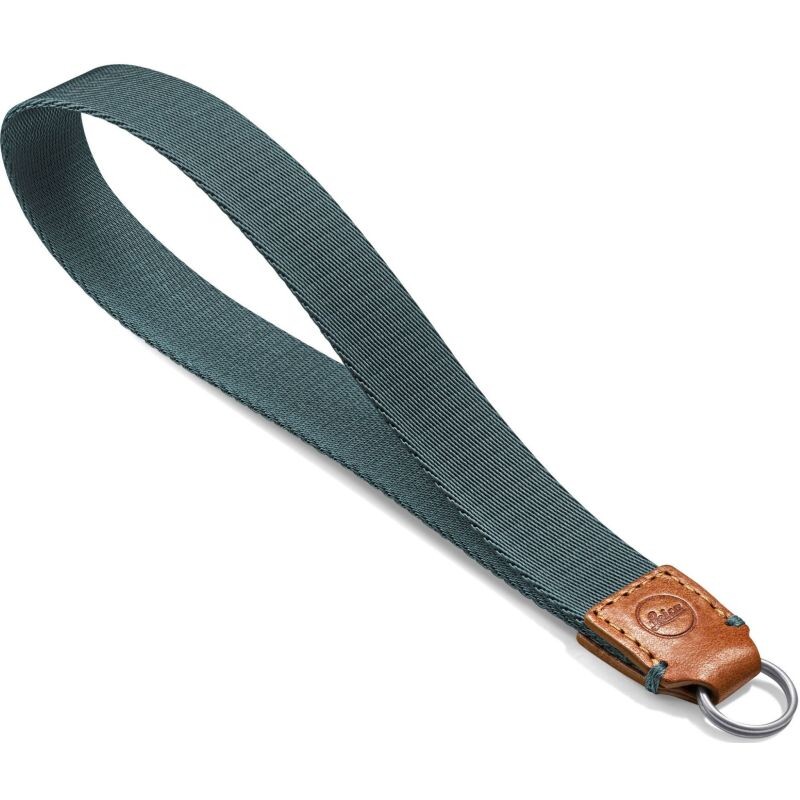 LEICA Wrist Strap, cognac/petrol
