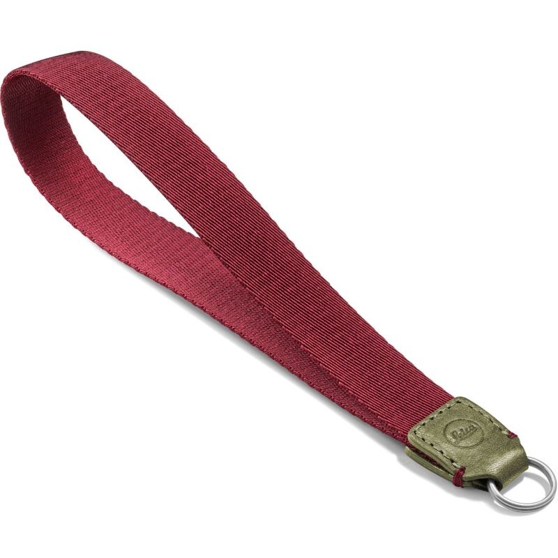 LEICA Wrist Strap, olive/burgundy
