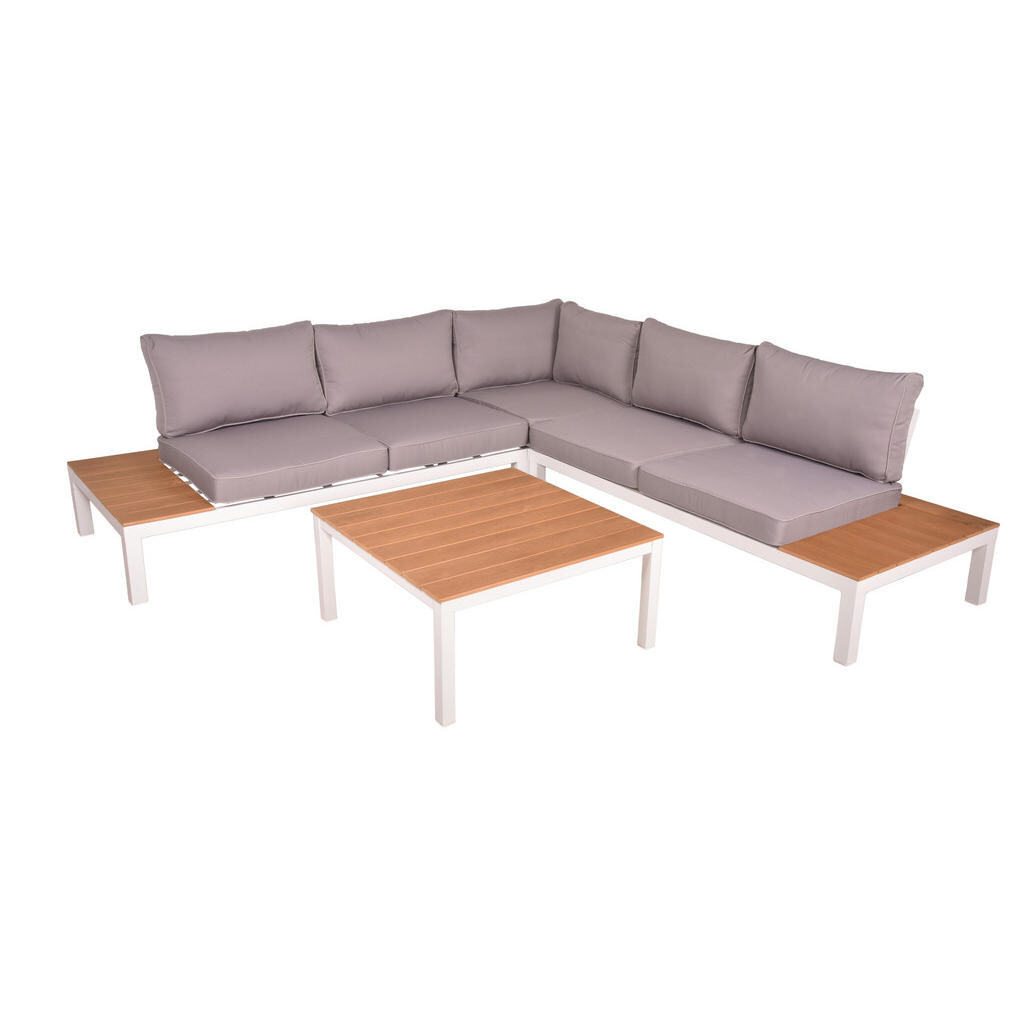 Gardenson TERASOVÁ SEDACÍ SOUPRAVA 4dílné, kov, plast, textil