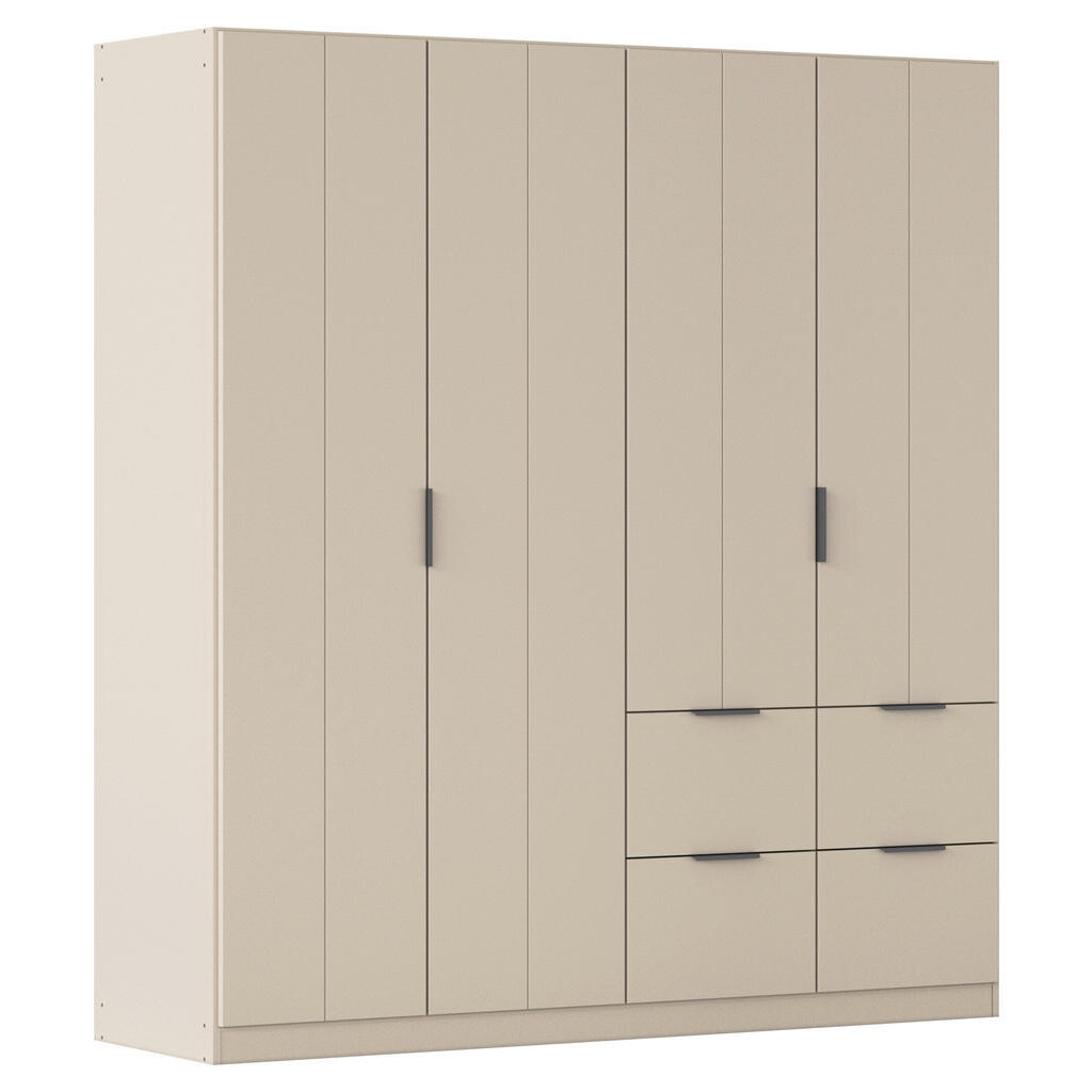 Rauch Möbel ŠATNÍ SKŘÍŇ S OTOČNÝMI DVEŘMI, šampaňská, 181/197/56 cm