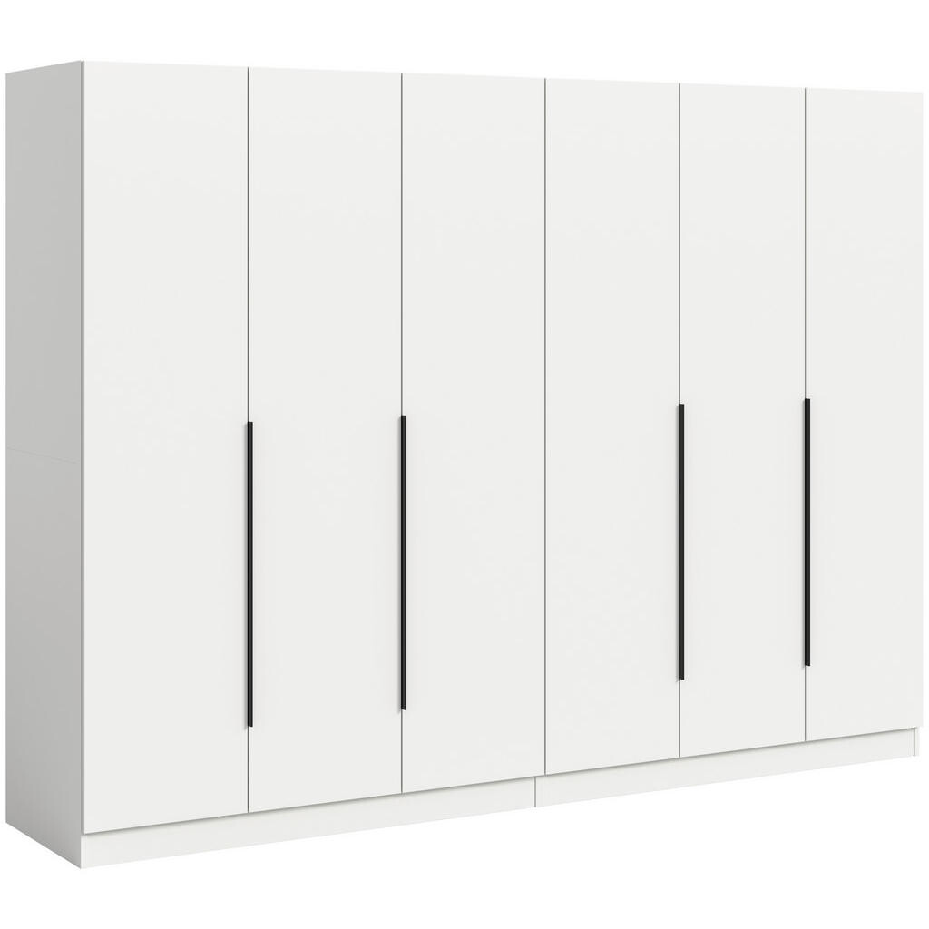 MID.YOU ŠATNÍ SKŘÍŇ S OTOČNÝMI DVEŘMI, bílá, 240/181/52 cm