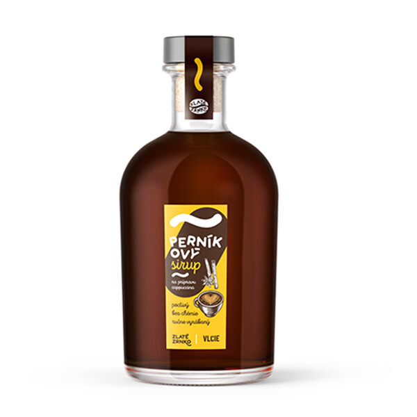 Sirup Zlaté Zrnko – perníkový sirup na přípravu cappuccina 500 ml