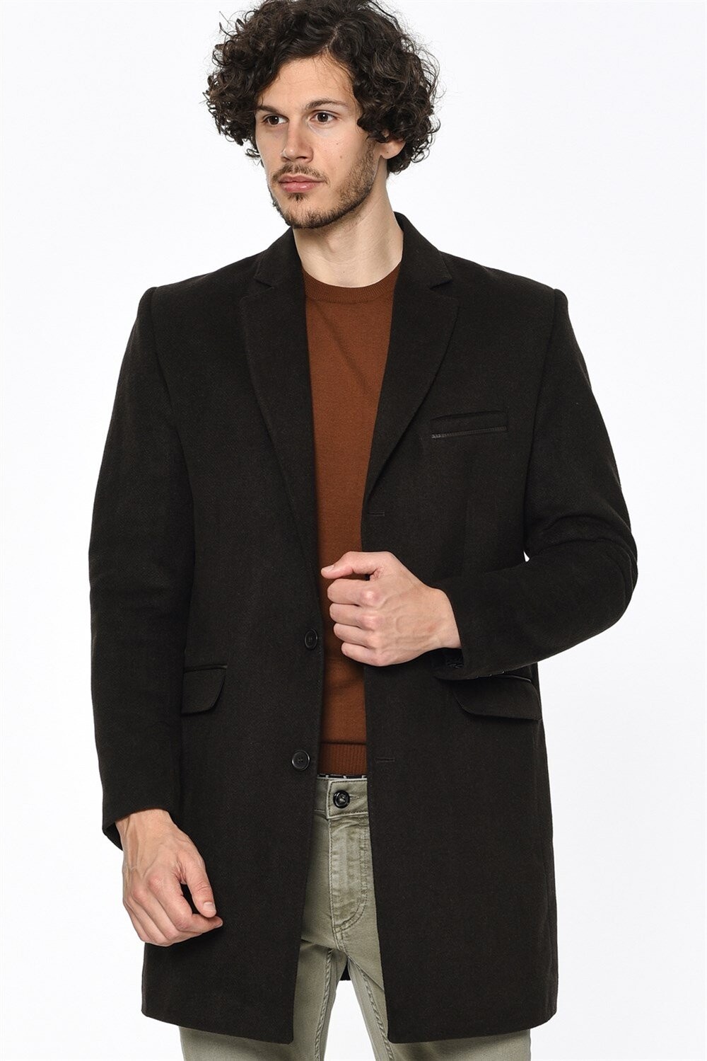 Pánský kabát Dewberry Coffee