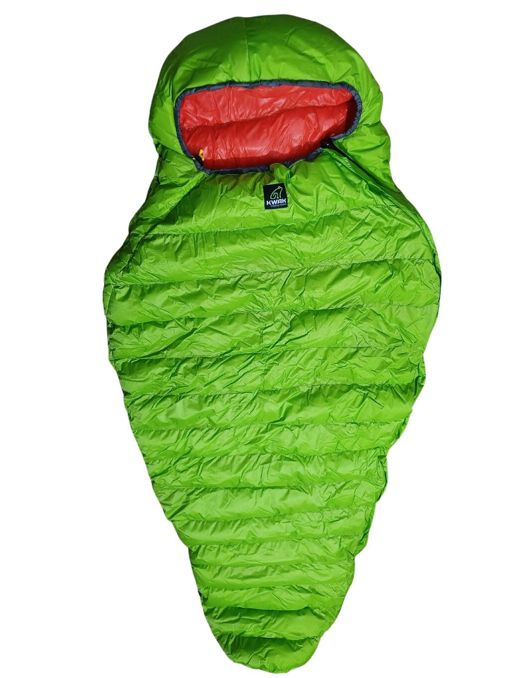 Péřový spací pytel KWAK Rosnička R170 barva: zelená - červená