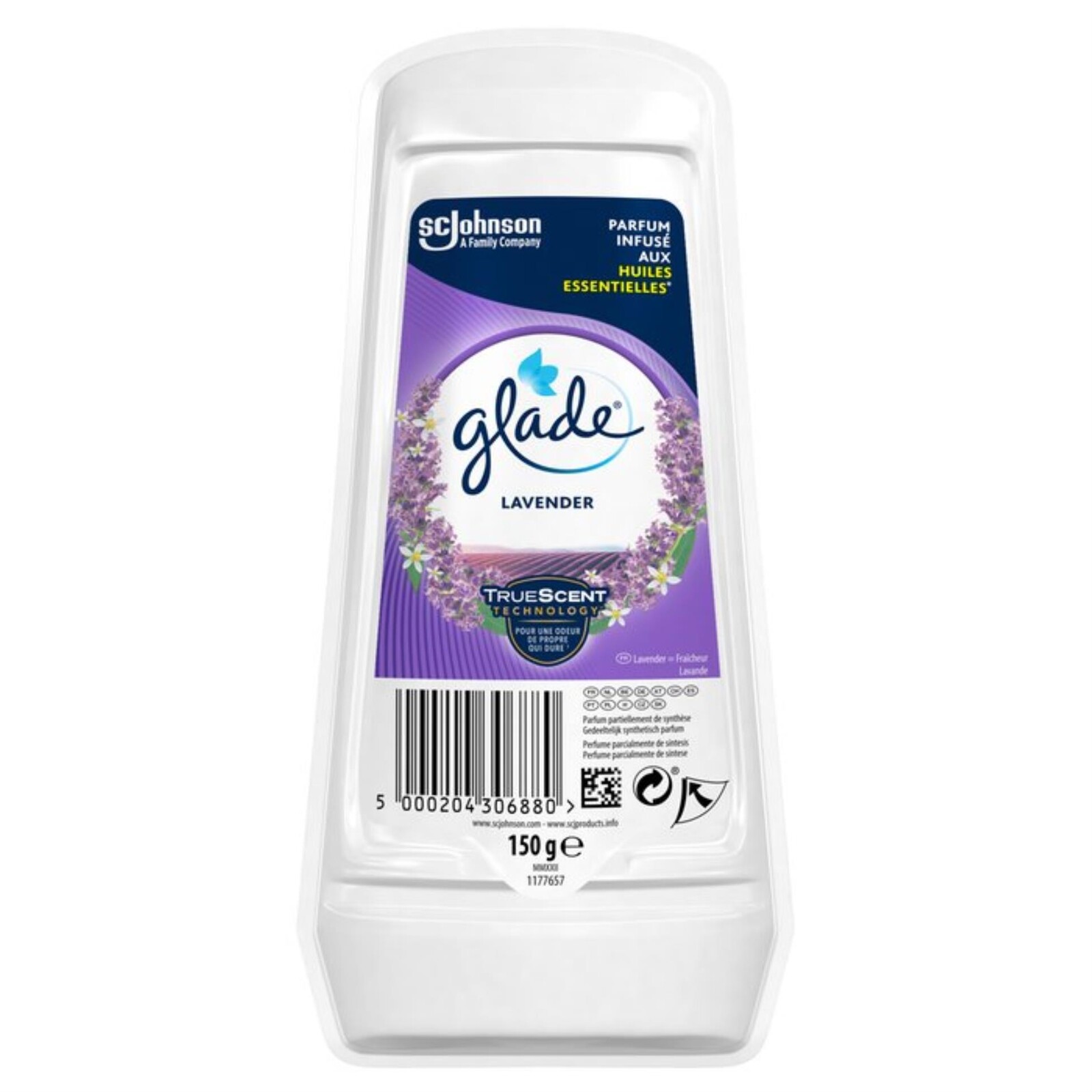 Gelový osvěžovač vzduchu Glade - levandule, 150 g