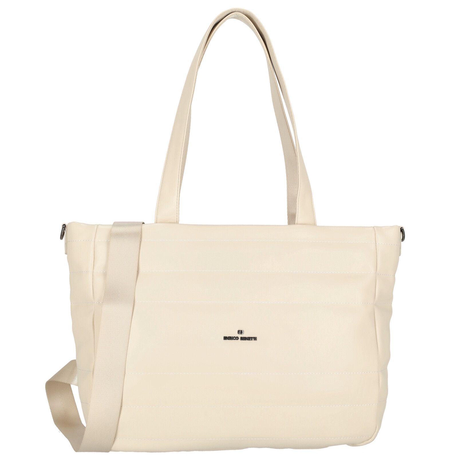 Dámská shopper taška Enrico Benetti Romy - bílá - 43x30 cm