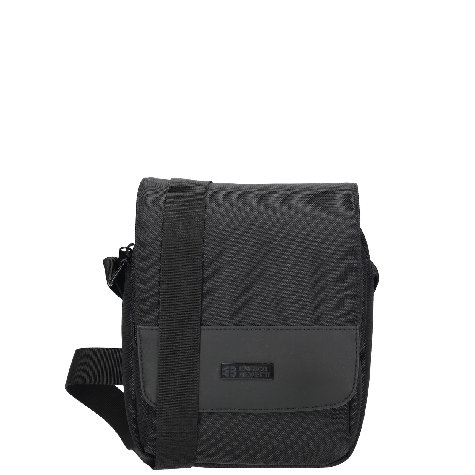 Pánská crossbody taška s klopou Enrico Benetti Salford - černá - 20x18 cm