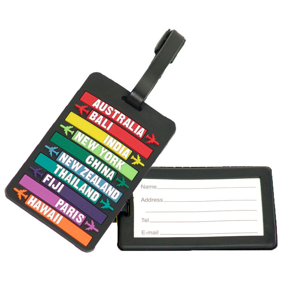 Jmenovka na kufr Travelite Multicolor Cities