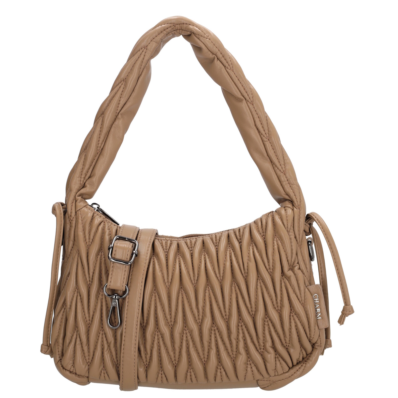 Dámska kabelka přes rameno Charm London West End - mocha - 23x25 cm